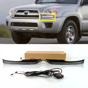 Светодиодные противотуманные фары для Toyota 4runner 2006-2009, светодиодные противотуманные фары, дневной сигнал поворота, фонарь для 4runner 2006-2009 SR5 Limited