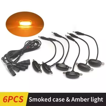 Светодиодные янтарные решетчатые светильники для рапторского стиля, подходит для Ford F-150