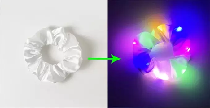 Светодиодные резинки для волос MOONBIFFY 3/5 шт