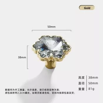 Светодиодные ручки для ящиков из хрустального стекла