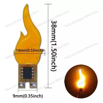 Светодиодные свечи warm and happy теплый белый