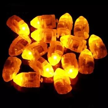 Светодиодные светильники для шаров RGB, 50 шт.