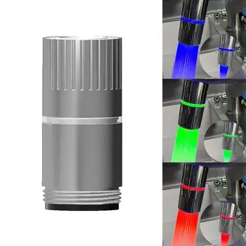 Датчик температуры свечения, насадка для кухонного смесителя, красочный светодиодный светильник, поток воды, аэратор для смесителя для ванной комнаты