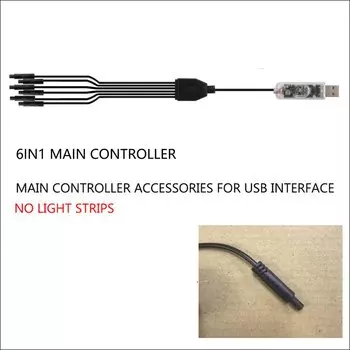 Светодиодный автомобильный окружающий свет, аксессуары, светодиодный просвет, DIY стример, светодиодный интерьерный симфонический свет, декоративные полосы для автомобиля для приборной панели, крыши