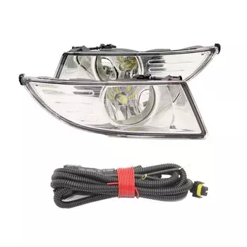 Светодиодный автомобильный противотуманный фонарь для Skoda Fabia MK2 5J 2011 2012 2013 2014 2015 Автомобильный Стайлинг Передняя противотуманная фара Противотуманная фара со светодиодными лампами и проводом