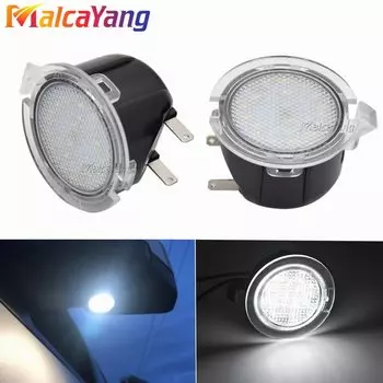 Светодиодный автомобильный сигнальный фонарь, яркий под боковым зеркалом для Ford F-150 Range Mustang, водонепроницаемые подсветки под боковым зеркалом