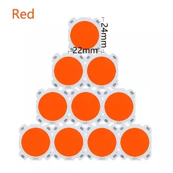 Светодиодный чип BING&SEN ICY001 3Вт/5Вт, 10 шт., зеленый, синий, красный, желтый