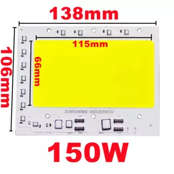 Светодиодный чип COB 200 Вт для прожектора