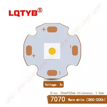 Светодиодный чип LQTYB 7070 50 Вт белый
