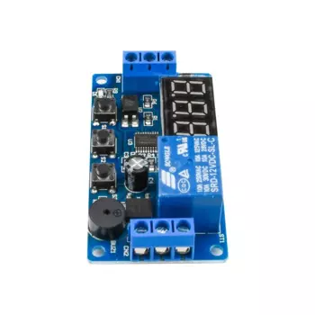 Светодиодный цифровой дисплей с зумоммером для автомобиля, 12 В