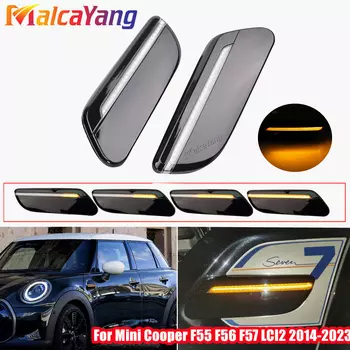 Светодиодный динамический боковой указатель поворота для BMW Mini Cooper F55 F56 F57 2014-2017