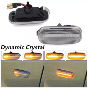 Светодиодный динамический боковой указатель поворота, последовательный мигающий свет Emark для Audi A3 S3 8P A4 RS4 S4 B6 B7 B8 A6 S6 RS6 C5 C7