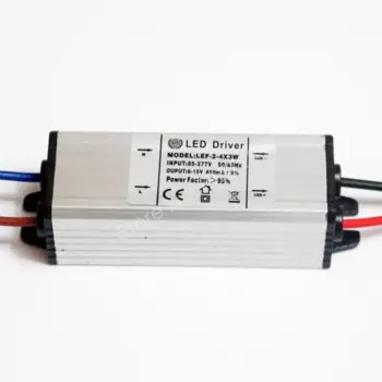 Светодиодный драйвер, сертифицированный CE, IP67, 600mA, 2-4x3W, 2x3 Вт, 3x3 Вт, 4x3 Вт, блок питания постоянного тока 6 в-15 В переменного тока 110 В 220 В 277 В для светодиодных светильников