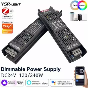 Трансформатор освещения YSRSAI Zigbee 24В 120/240Вт CCT/RGBCCT