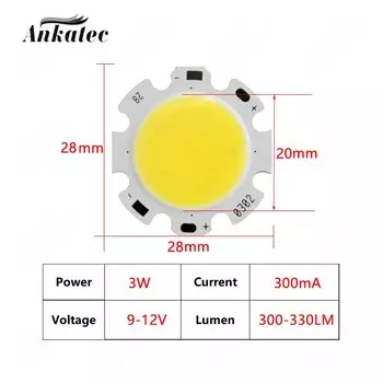 Светодиодный фонарь Ankatec AXD-COB 3-50 Вт