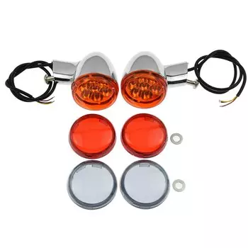 Светодиодный фонарь для мотоцикла, задний Янтарный указатель поворота, кронштейн, индикаторная лампа для Harley Sportster XL 883 1200 Iron 1992-2019 2020 2021