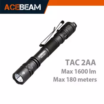 ACEBEAM TAC 2AA фонарик 1600 люмен