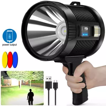 Светодиодный фонарик на солнечной батарее, лм