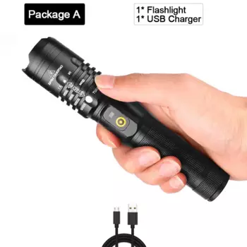 Светодиодный фонарик P50.2 60000 люмен