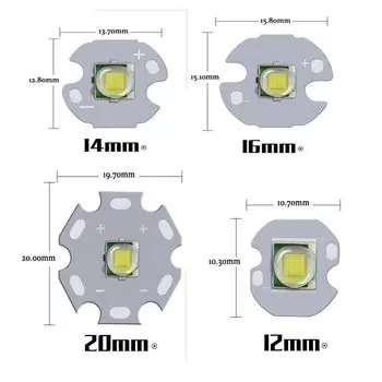 Светодиодный излучатель TiaoChongYi XML-T6-10W белый 10 Вт