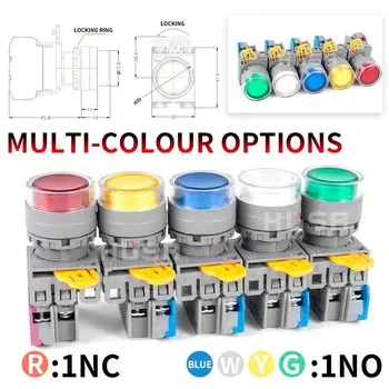 Светодиодный кнопочный выключатель HUSA LAY6