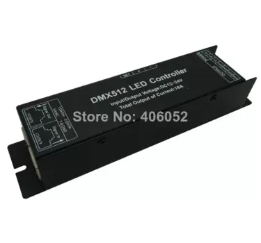 Светодиодный контроллер DMX512 RGBW 4CH, контроллер DMX 4 канала x 4A DMX512, светодиодный декодер, контроллер для светодиодной ленты