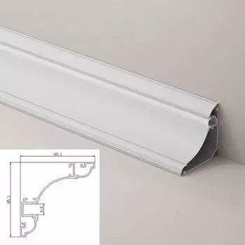 Светодиодный линейный светильник из гипса