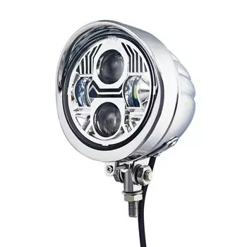 Светодиодный мотоциклетный винтажный 4,5-дюймовый светодиодный точечный светильник для Harley Chopper, Bobber