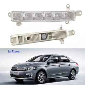 Светодиодный ная фара DRL для Citroen C3 MK2 C1 C-Elysee Berlingo B9, фара дальнего света для Peugeot 308 108 107, Partner для Toyota
