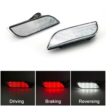 Светодиодный ная лампа 3 в 1 для заднего бампера, отражатель, задний фонарь заднего хода, стоп-сигнал для Subaru Impreza WRX STI XV/Levorg Legacy