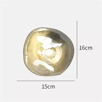 Светодиодный настенный светильник NCKyCCTBO пост-модерн стеклянный красный золотой