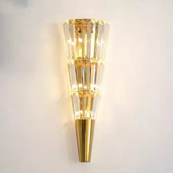 Светодиодный настенный светильник Nordic Crystal для поверхностного монтажа, гостиной, спальни, ванной комнаты, 110-220 В, G4, светильники для дома, украшения, бра в стиле лофт