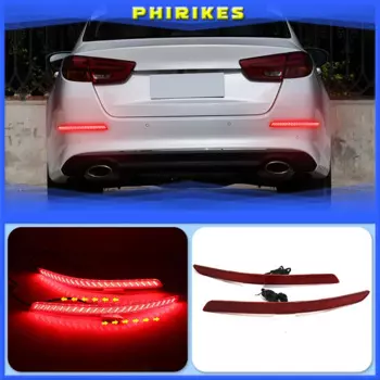 Светодиодный отражатель для заднего бампера, стоп-сигнал, противотумансветильник фара для KIA Optima K5 2014 2015