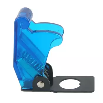 Светодиодный переключатель для автомобиля лодки грузовика с подсветкой, переключатель с защитной откидной крышкой для самолета, прозрачный 12 В 20 А