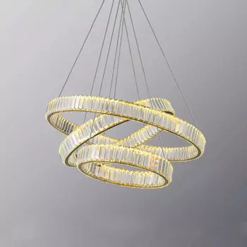 Светодиодный постмодерн, серебристый, золотистый, Хрустальный, дизайнерский подвесной светильник, люстра, освещение для столовой