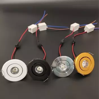 Светодиодный потолочный светильник ALZLZLAC 1-3 Вт, алюминий