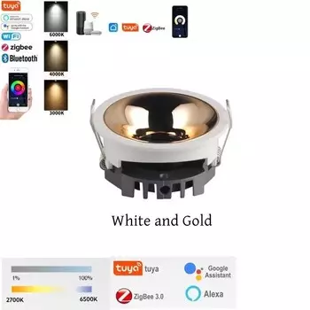 Светодиодный потолочный светильник IWP Zigbee 7-20Вт теплый белый