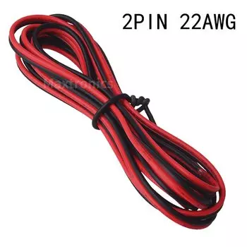 5 м-20 м WS2812B 22AWG светодиодный провод, кабель 2pin/3pin/4pin/5pin/6pin для WS2812B WS2811 WS2813 WS2815 SK6812 5050 2835, светодиодная лента