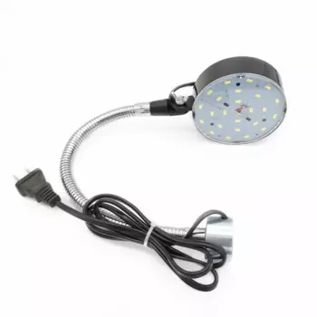 Светодиодный рабочий светильник для станков, 220 В, 12 Вт, светильник для фрезерного станка