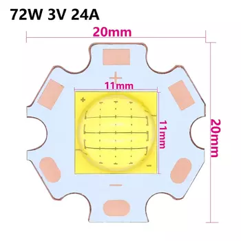 Светодиодный шарик XHP70/XHP90/XHP110 18/36 Вт белый 7000K
