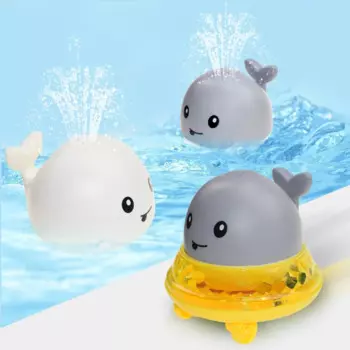 Светодиодный Shower электрические игрушки для купания, китов для купания, водный подарок, светильник для мячей, детские игрушки с распылителем, музыка, детские игрушки для купания, бассейн, Новинка
