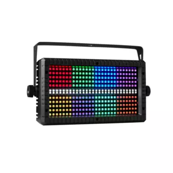 Светодиодный Страбоскоп RGB 3-в-1 Мощностью 60 Вт С 8 Разделами SMD5050, Белый, 8000K, 4 Порта, DMX DJ Wash Bar