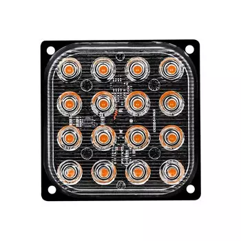 Светодиодный стробоскоп, 1 шт., Стробоскопическая решетка, вспышка для грузовика, лампа желтого света, стробоскоп, 12 В, 24 В, круглые автомобильные стробоскопы, квадратные боковые вспышки