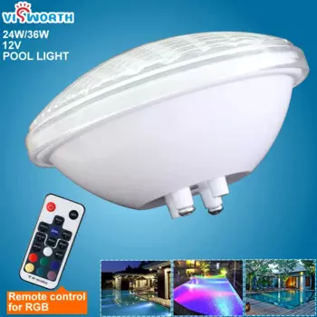 Подводный светильник для бассейна VisWorth Par56 24/36Вт IP68 12В теплый/холодный белый/RGB