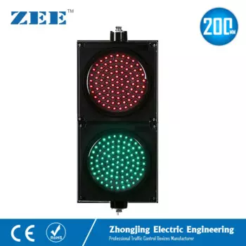 Светодиодный светильник для дорожного движения, 8 дюймов, 200 мм, красный, зеленый, дорожные сигналы, 220 В, светодиодный светильник