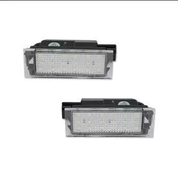 Светодиодный светильник номерного знака iJDM CANBUS Canbus для Renault Laguna Master Megane Trafic MK3, номерные лампы 12 В, белый