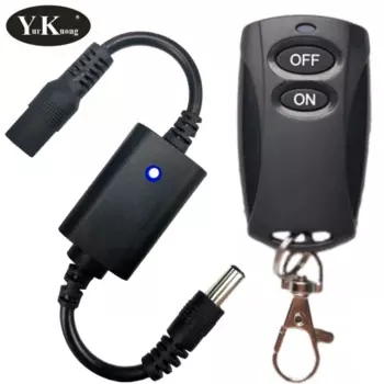 Светодиодный светильник полосы дистанционный переключатель кухонный светильник 3,7 V 5V 6V 7,4 V 9V 12V настольная лампа для чтения RF Беспроводной дистанционного Управление переключатель 433