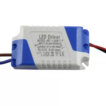 Светодиодный внешний драйвер (1-3 Вт) x1W 280-300mA DC 3V ~ 11V светодиодный драйвер 1W 2W 3W источник питания AC 110V 220V для безопасного светодиодного освещения