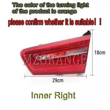 Светодиодный задний фонарь для Audi A6 C7 2012 2013 2014 2015 2016, задние фонари, стоп-сигнал, тормозной задний фонарь, противотуманная фара в сборе автомобиля