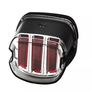 Светодиодный задний фонарь для мотоцикла, дымовые линзы, стоп-сигнал, лампа номерного знака, задний стоп для Harley Dyna Road King Softail Touring Motorcycl